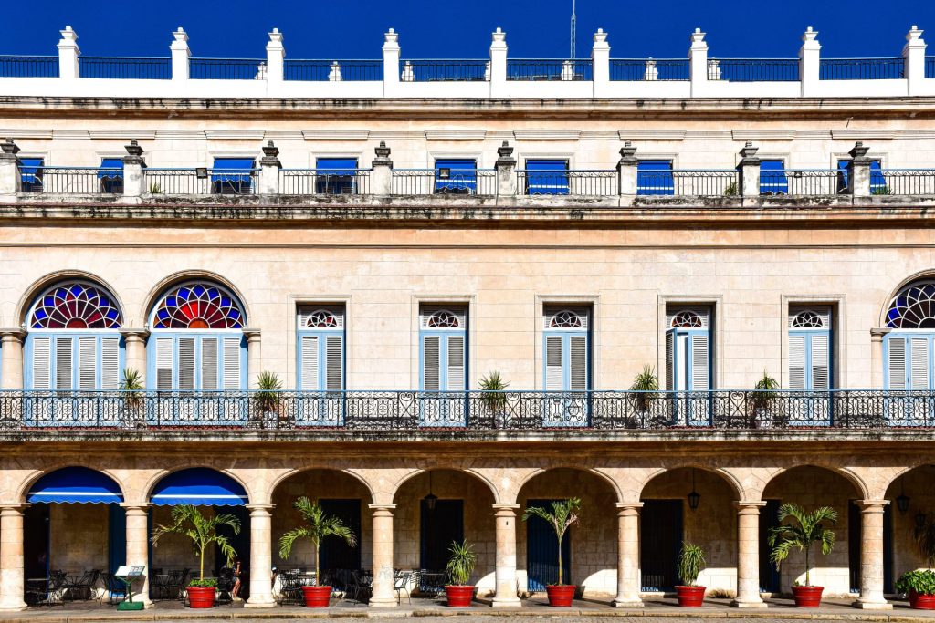 Plaza Vieja — the most photogenic of the four main plazas, surrounded by baroque mansions