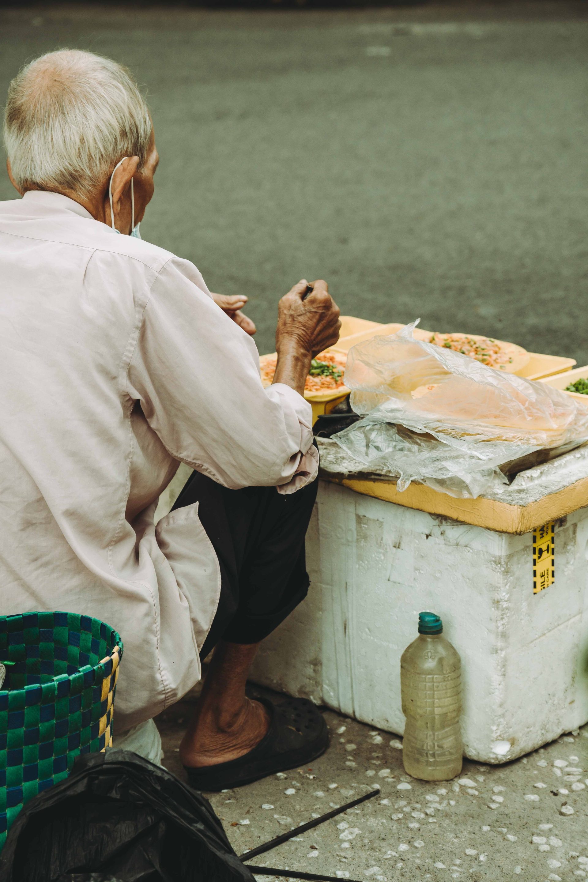 Fresh street food served at a stall in Ho Chi Minh City