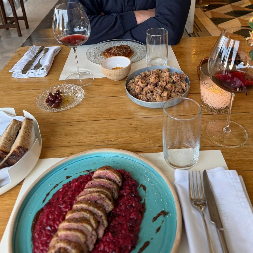 Pasta dish at Salis restaurant, Chania
