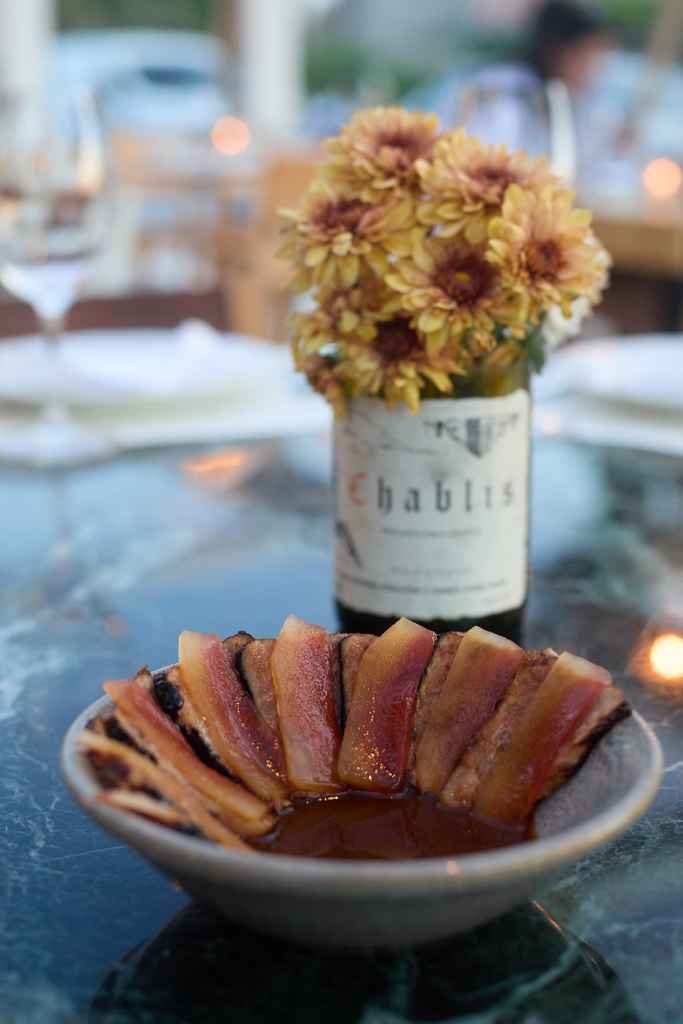 Plated dish at Salis restaurant in Chania