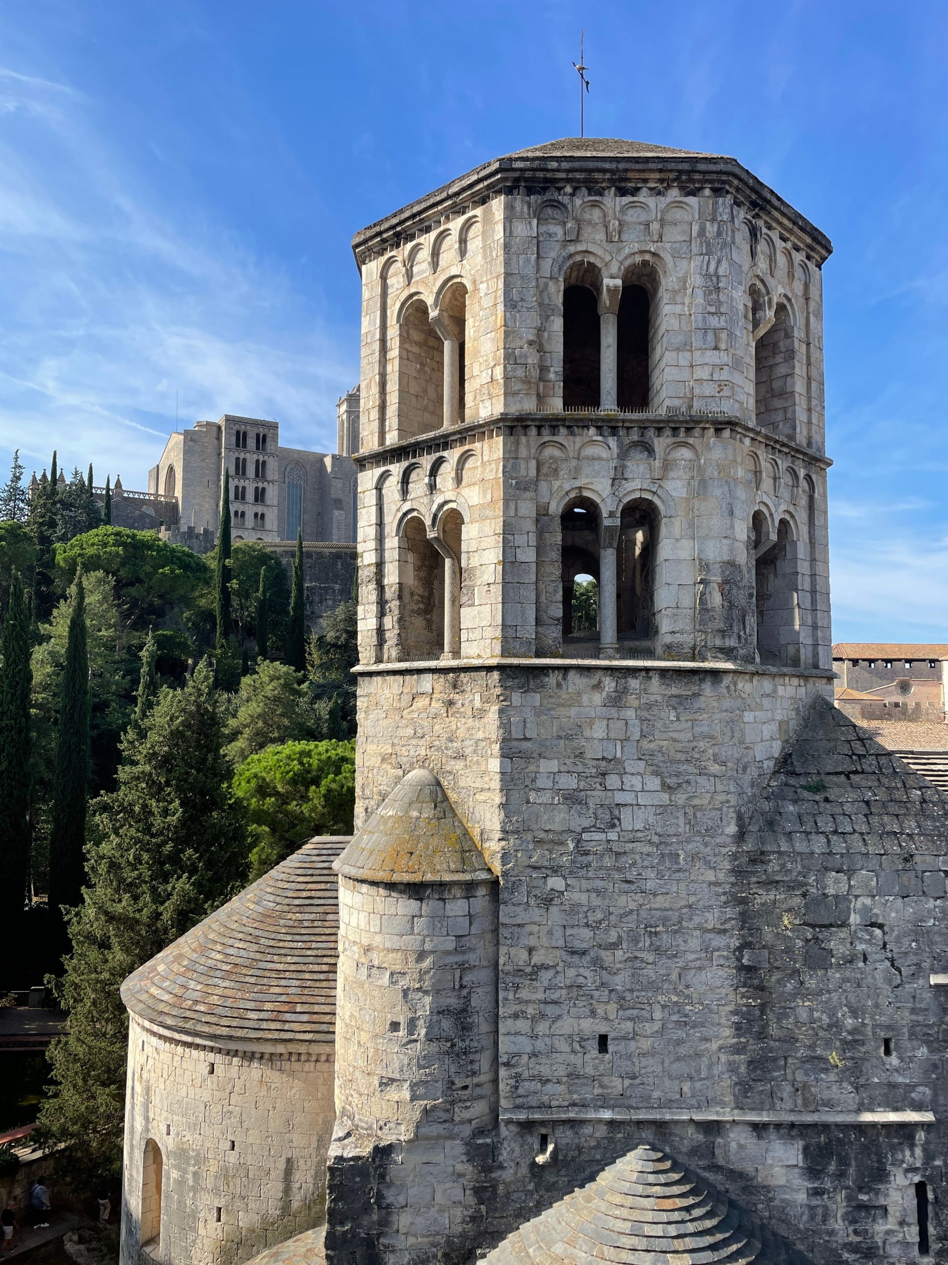 Narrow medieval streets in the old Jewish quarter of Girona