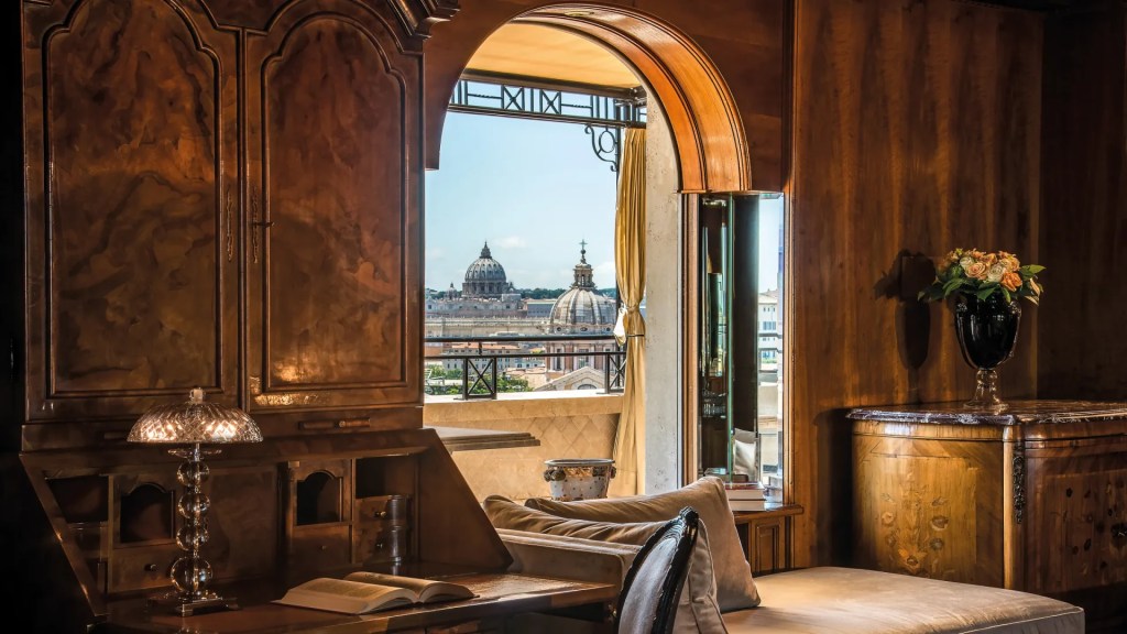 The San Pietro presidential suite at Hotel Hassler, Rome