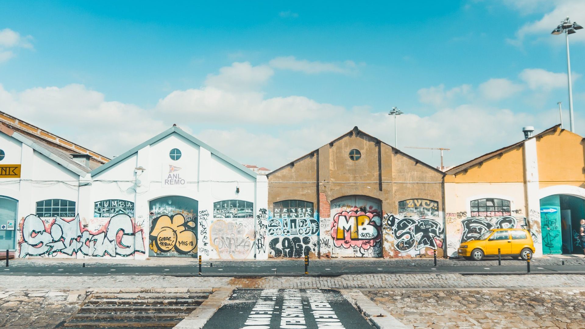 A 19th-century industrial complex, still looking like one.
