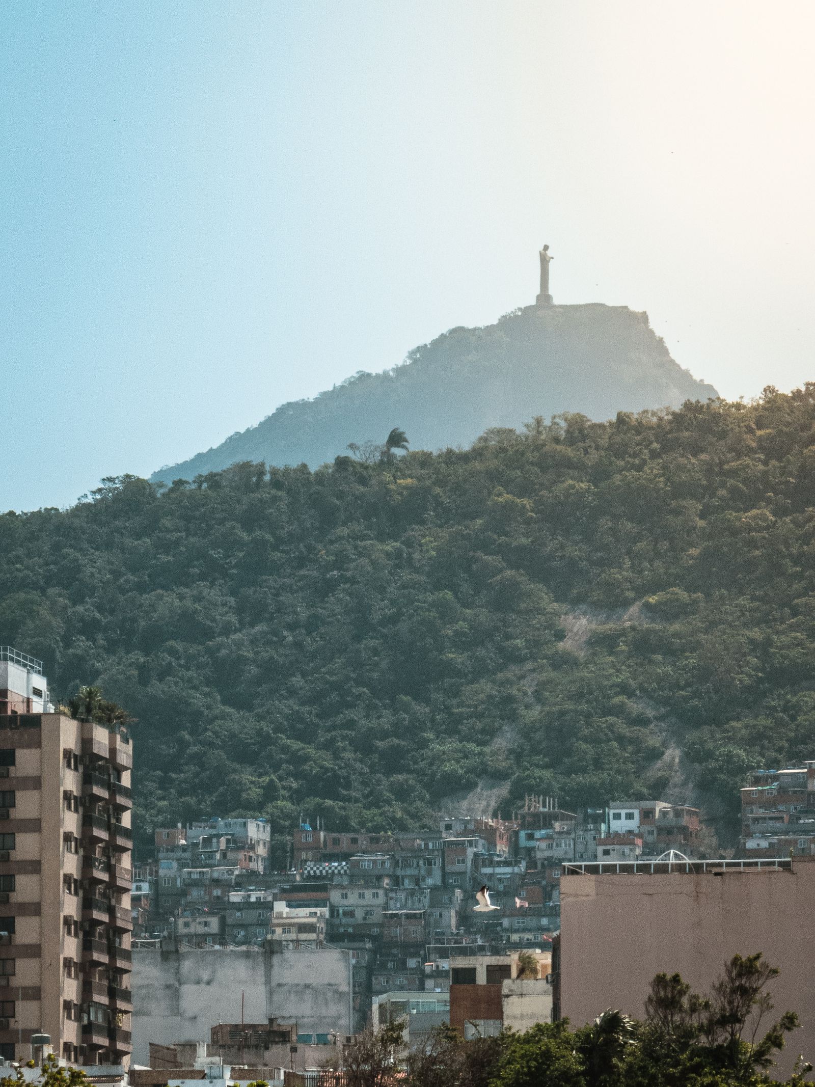 Rio de Janeiro's skyline with Christ the Redeemer atop Corcovado