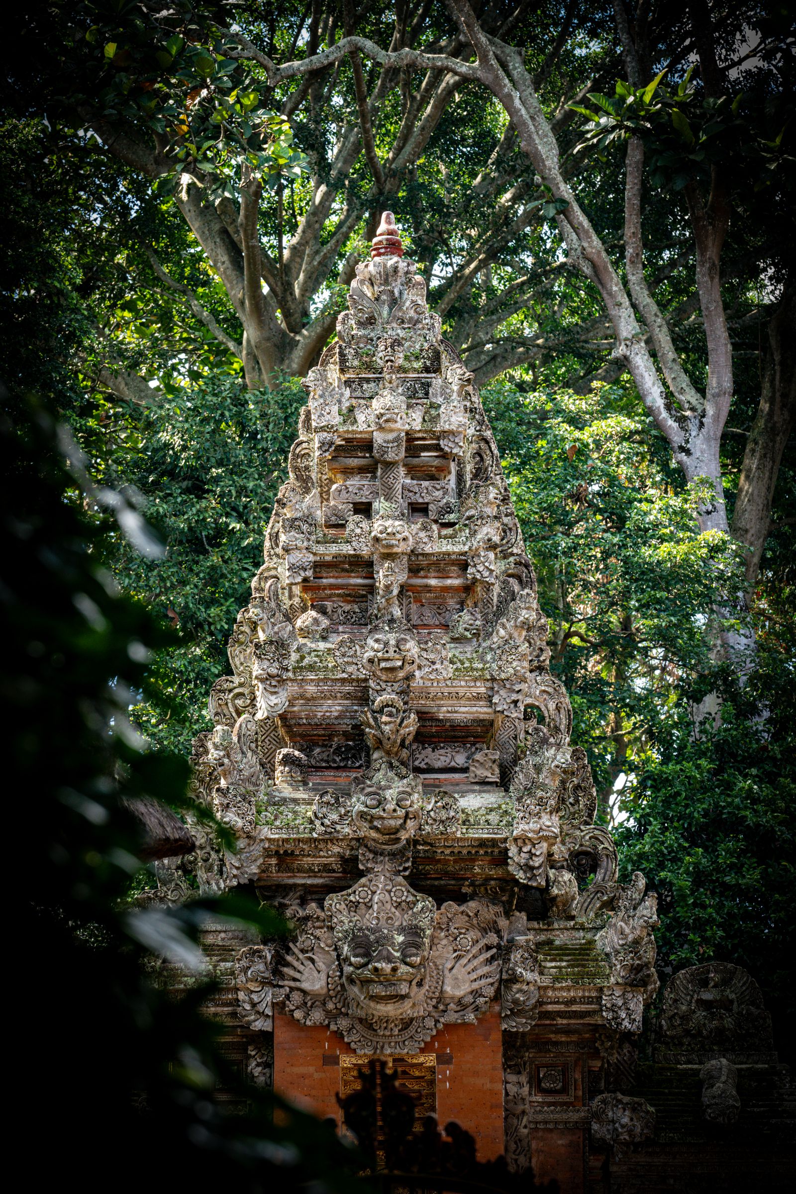 An ancient temple set among the jungle near Ubud, Bali