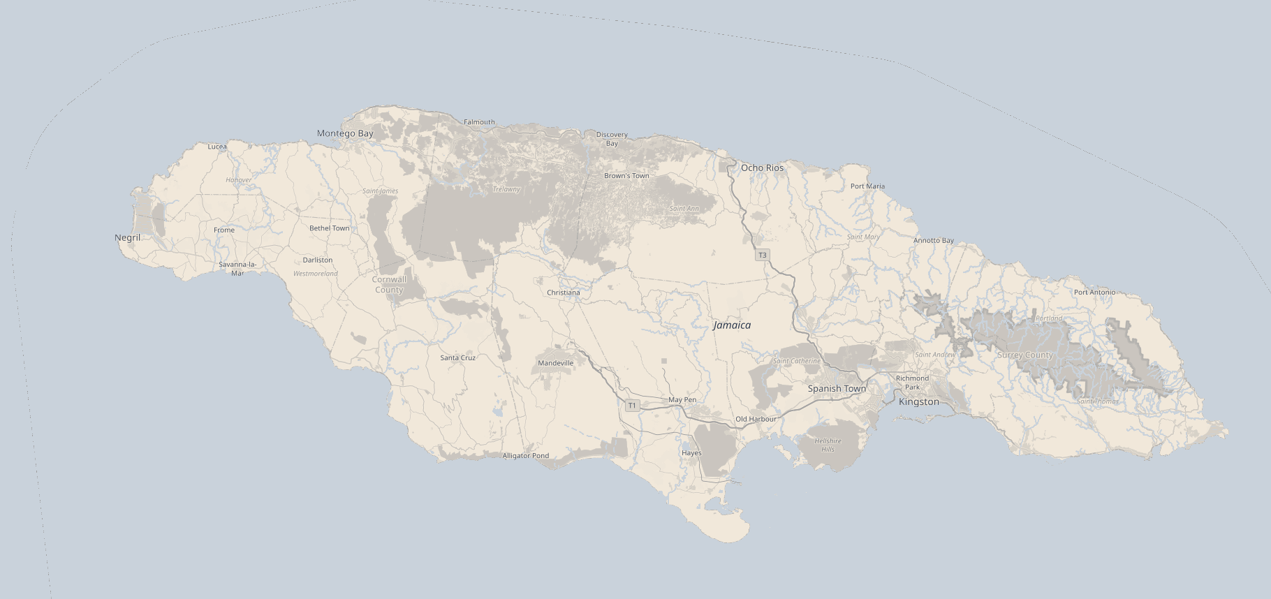 Map marking the places covered in this guide