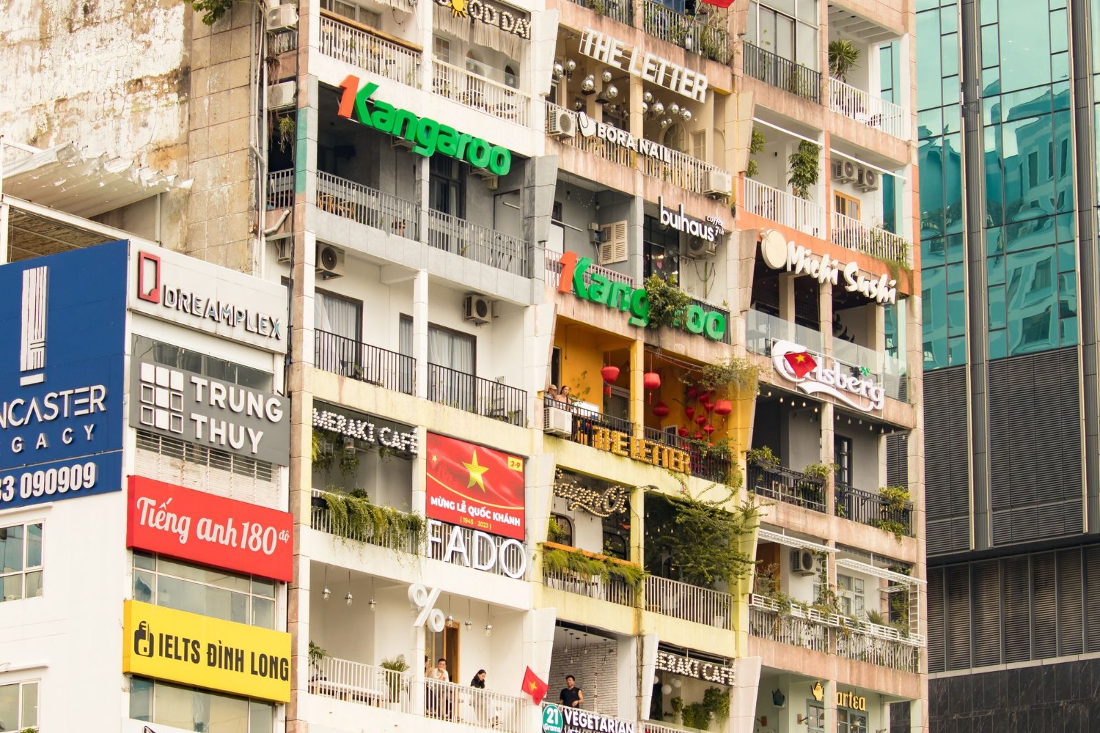 A street shop stacked to the ceiling with goods